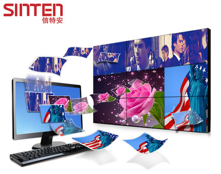 信特安三星55寸拼接屏單元超窄邊液晶拼接屏3.9mm整機(jī)無縫拼接屏