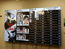 55 INCH  拼接屏應(yīng)用于宜家家居后臺(tái)人員出勤管理拼接屏